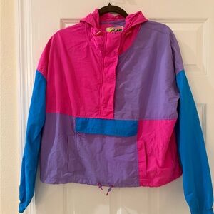 VTG aLab Colorful Ladies Windbreaker Jacket